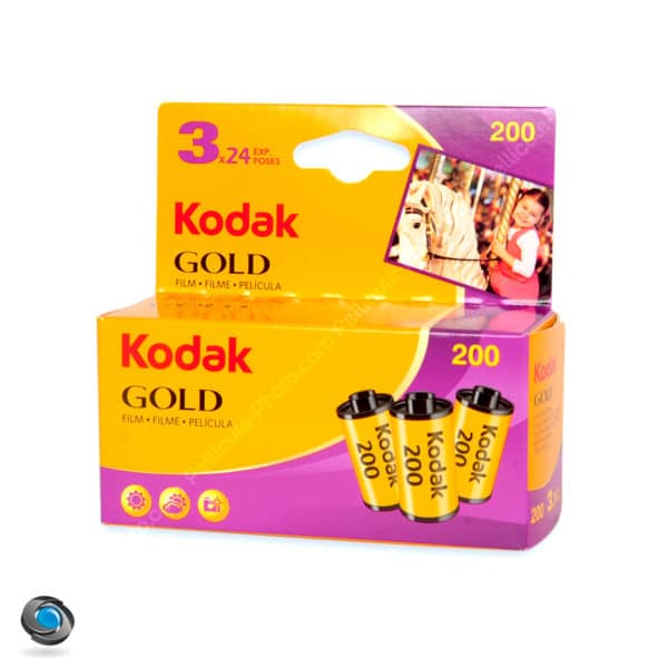 3 Pellicules Kodak Gold 200 ISO 24 poses
