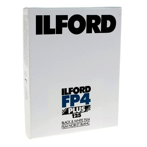 Plan-Film Ilford FP4 plus 4x5 inch boite de 25