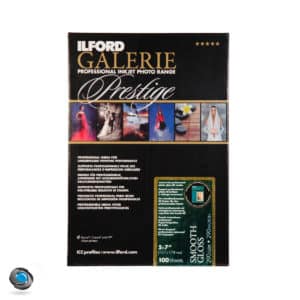 Papier photo couleur brillantILFORD Prestige Smooth Gloss 100 feuilles 13x18