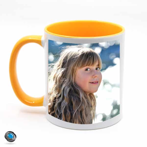 mug jaune photo