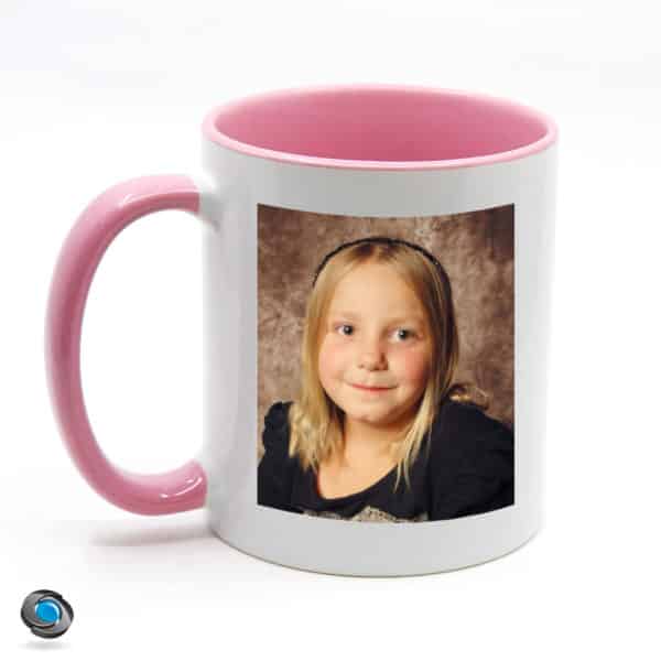 mug rose à personnaliser