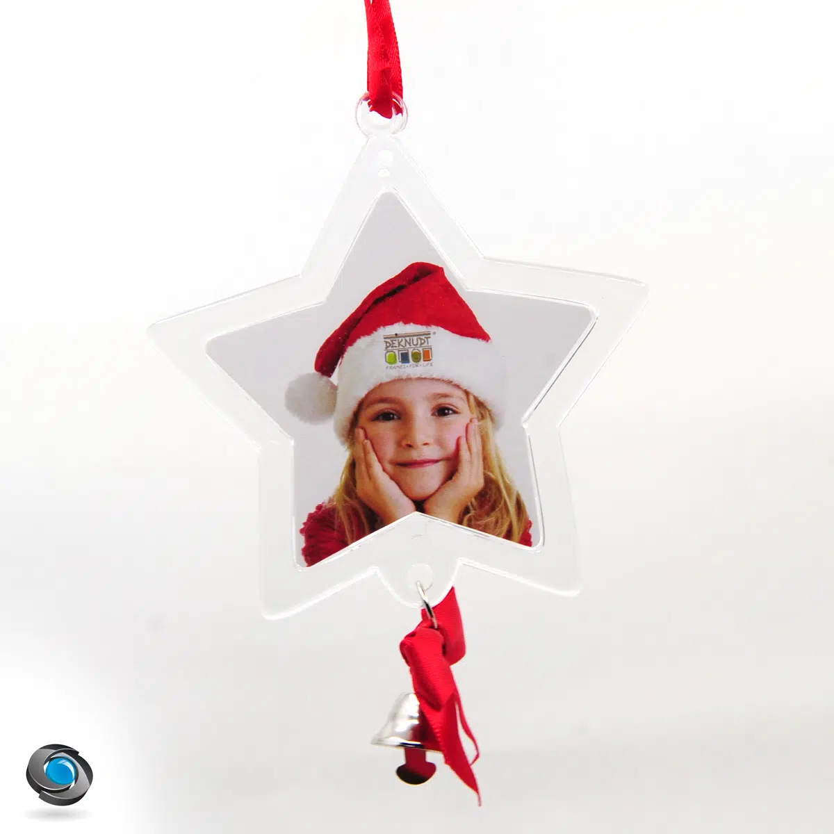 décoration pour sapin étoile et photo