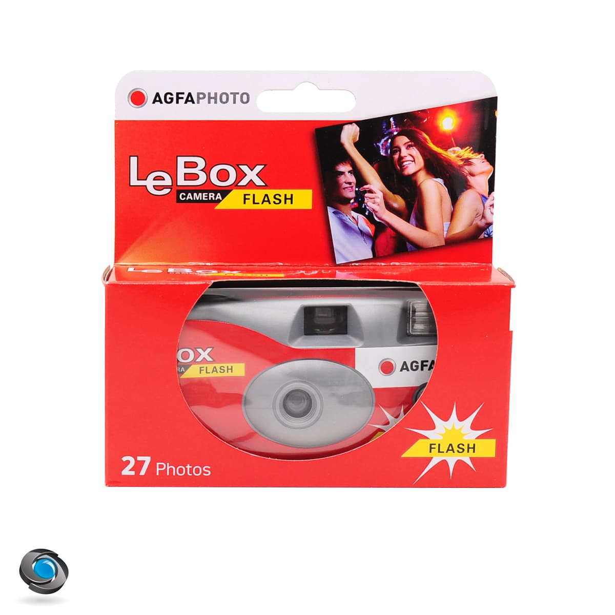 Appareil Photo Jetable AGFA LeBox - 27 Photos - Flash Intégré - Objectif 31mm