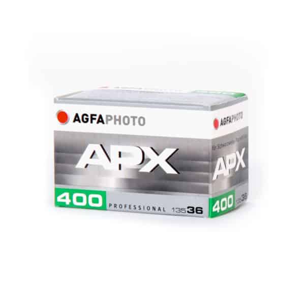 Pellicule 24x36 noir et blanc AGFA APX 400 36 poses