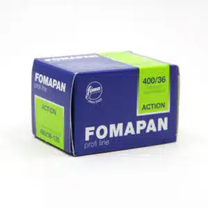 Film 24x36 noir et blanc Fomapan Action 400 36 poses