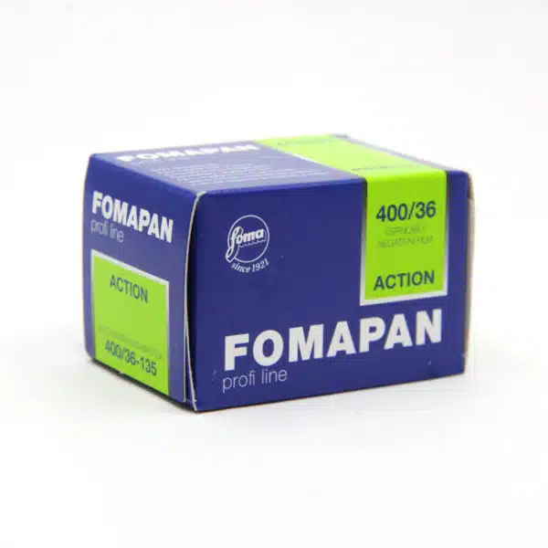 Film 24x36 noir et blanc Fomapan Action 400 36 poses