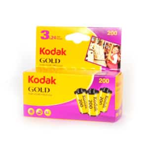 Lot de 3 pellicules 135 couleur Kodak Gold 200 ISO 24 poses