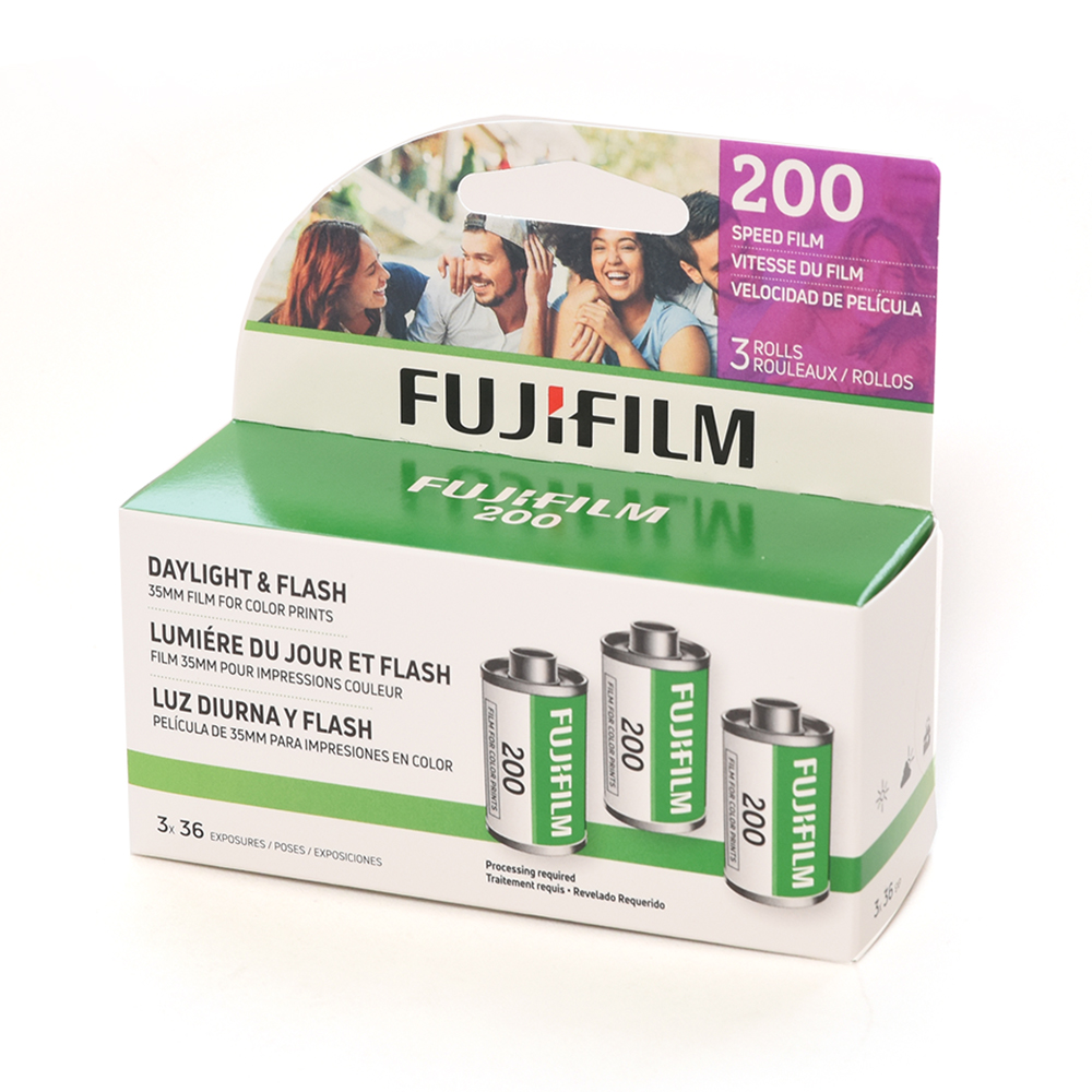 Lot de 3 pellicules Fujifilm 200 36 poses