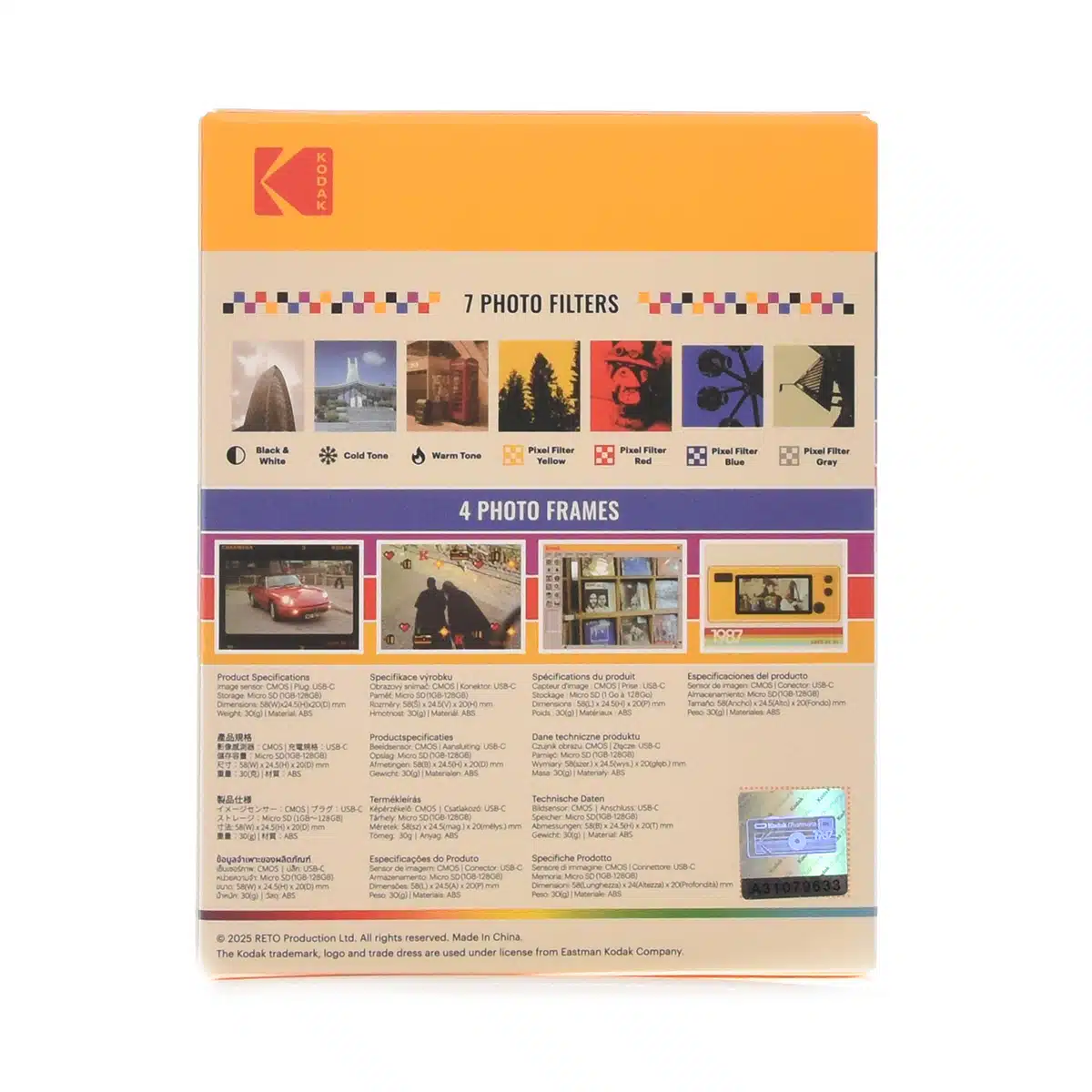 Kodak Charmera appareil numérique